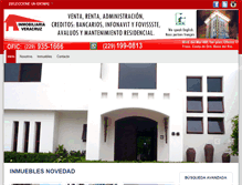 Tablet Screenshot of inmobiliariaveracruz.com.mx